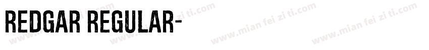 Redgar Regular字体转换